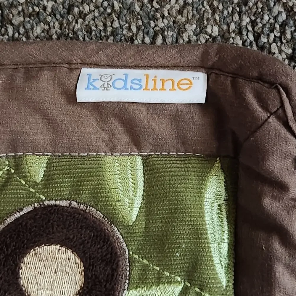 Kidsline Jungle Monkeys Elephant Birds 123 crib toddler Comforter Quilt Blanket
